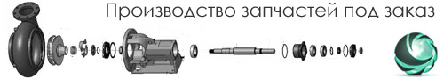 Изготовление запчастей и деталей к пром-насосам