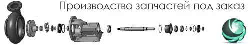 Изготовление запчастей и деталей к пром-насосам